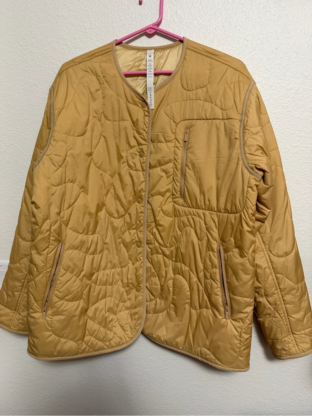 lululemon athletica Quilted Mustard Lightweight Puffer Jacket